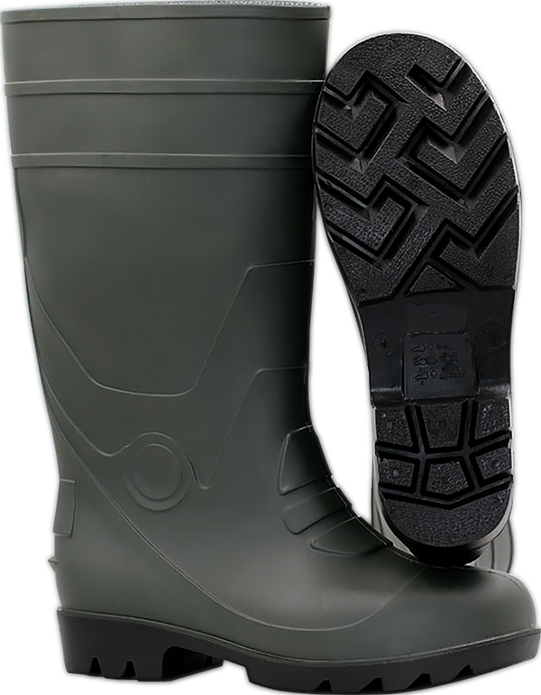 The size specifications of PVC rain boots are described as follows: